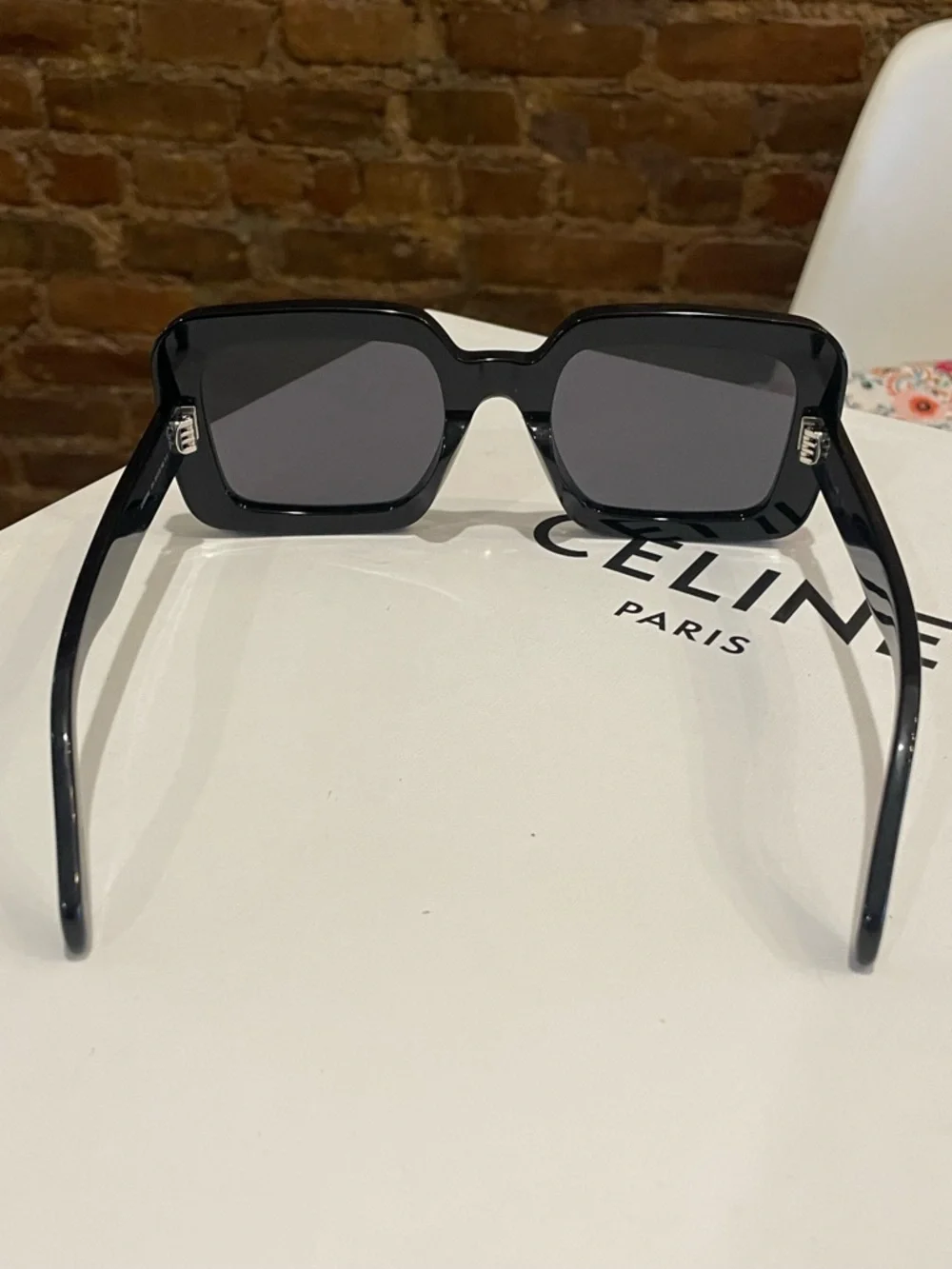 Celine Black Square Oversized Sunglasses - brand new - Picture 6 of 6